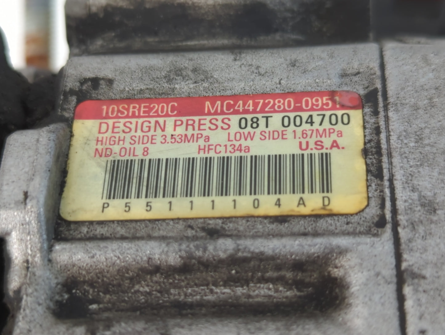 Dodge Caravan Air Conditioning A/c Ac Compressor Oem - Oemusedautoparts1.com