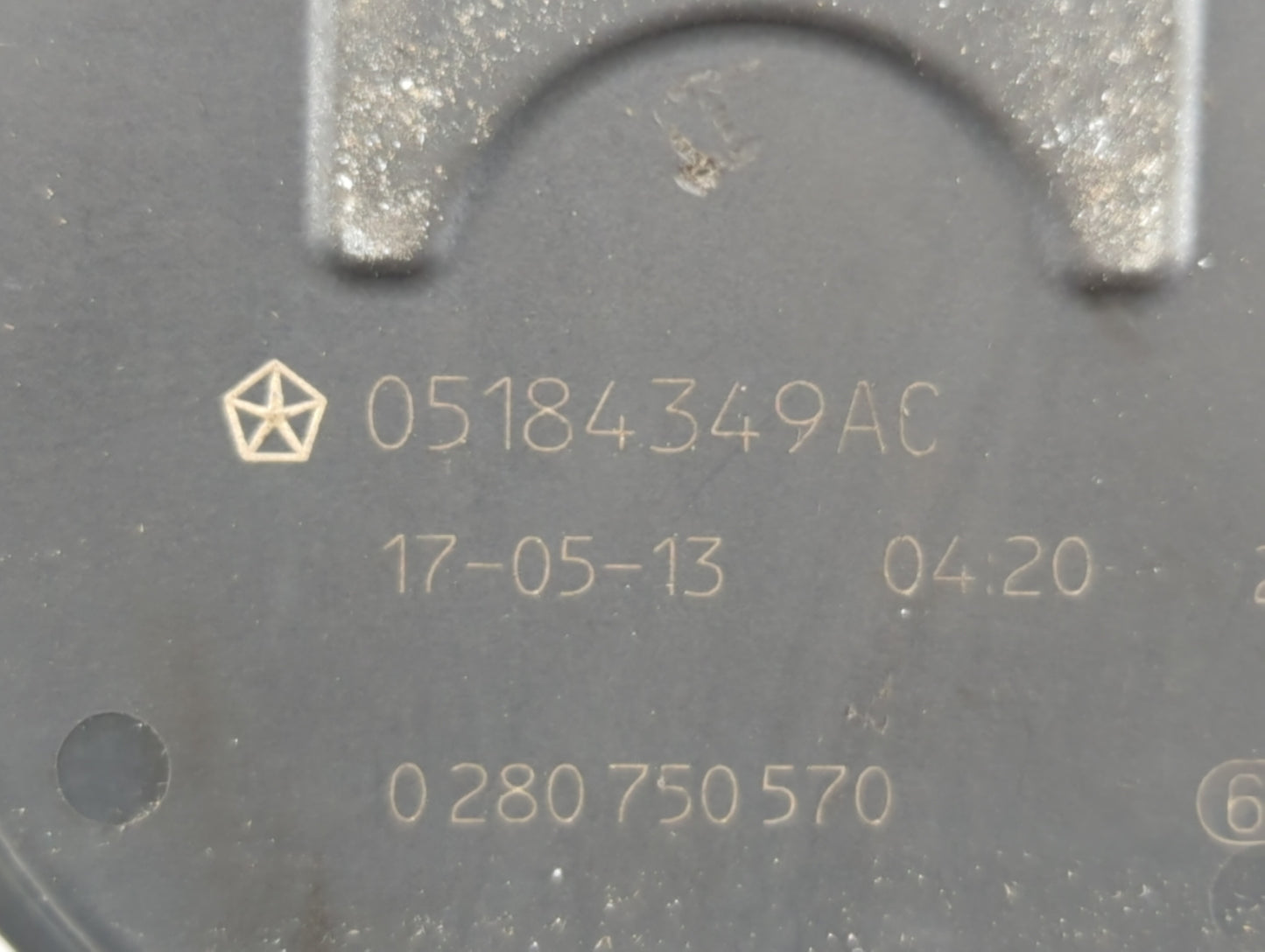 2011-2022 Dodge Charger Throttle Body P/N:05184349AE 05184349AC Fits OEM Used Auto Parts - Oemusedautoparts1.com