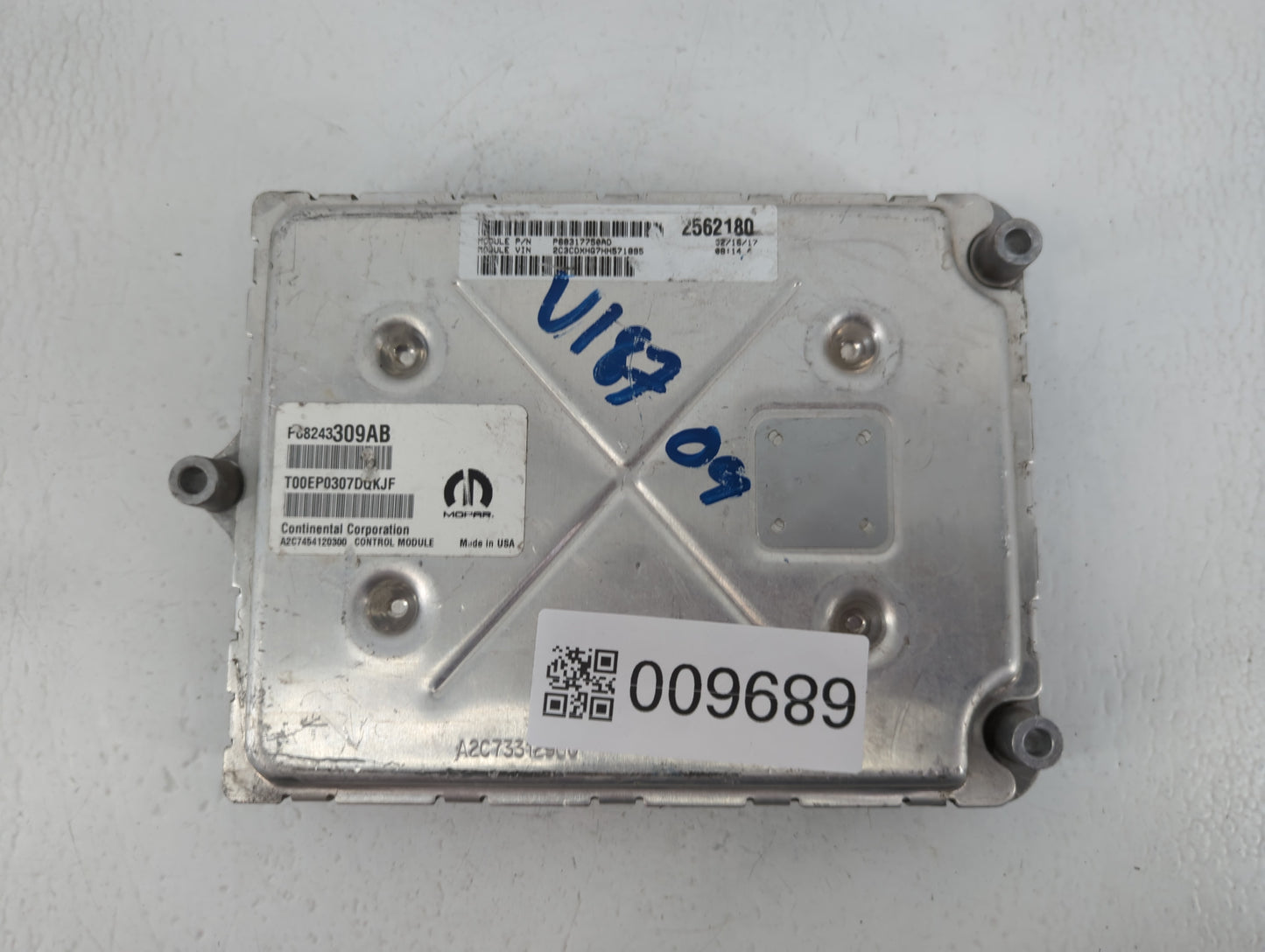 2017 Dodge Charger PCM Engine Control Computer ECU ECM PCU OEM P/N:P08243309AB Fits OEM Used Auto Parts - Oemusedautoparts1.