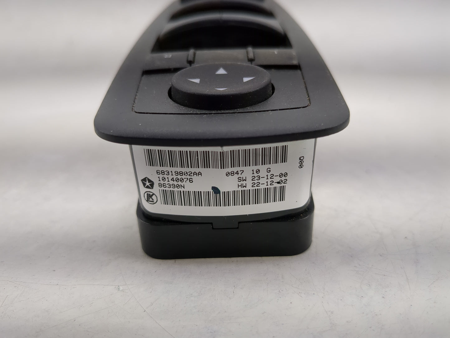 2016-2021 Dodge Durango Master Power Window Switch Replacement Driver Side Left P/N:10140076 68319802AA Fits OEM Used Auto P