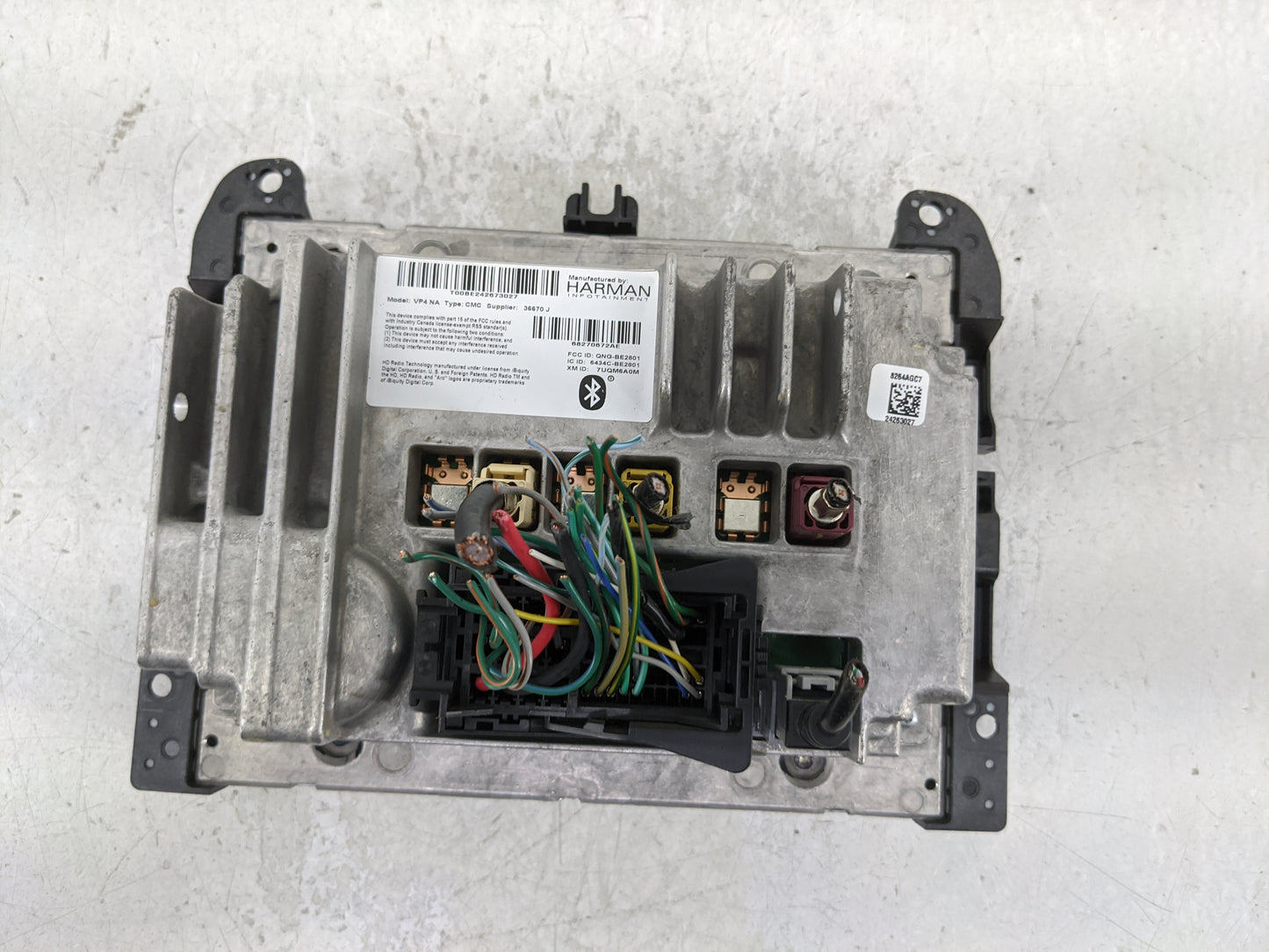 2017 Dodge Durango Radio AM FM Cd Player Receiver Replacement P/N:6434C-BE2801 Fits OEM Used Auto Parts - Oemusedautoparts1.