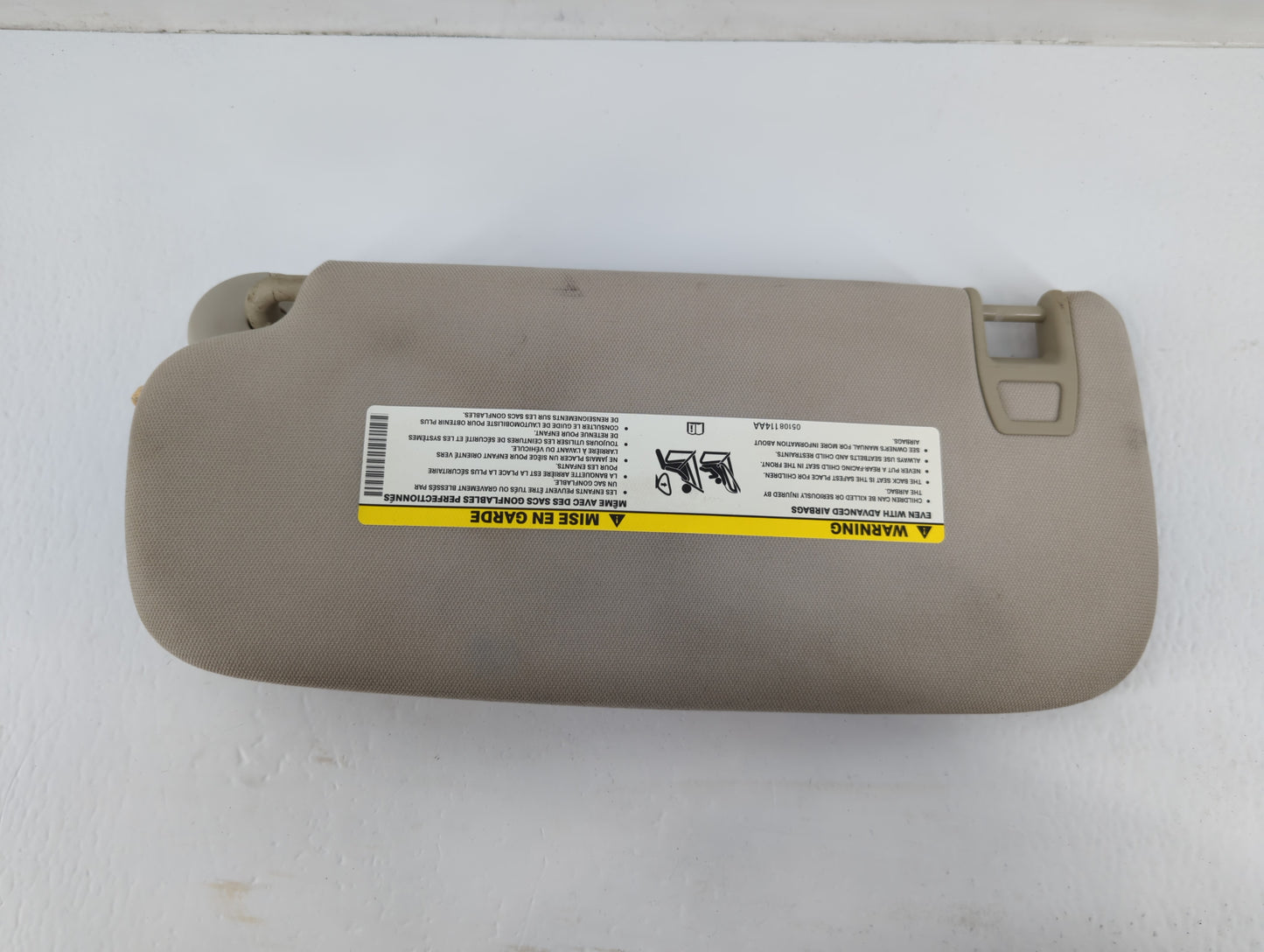 2011-2022 Dodge Durango Sun Visor Shade Replacement Passenger Right Mirror Fits OEM Used Auto Parts - Oemusedautoparts1.com