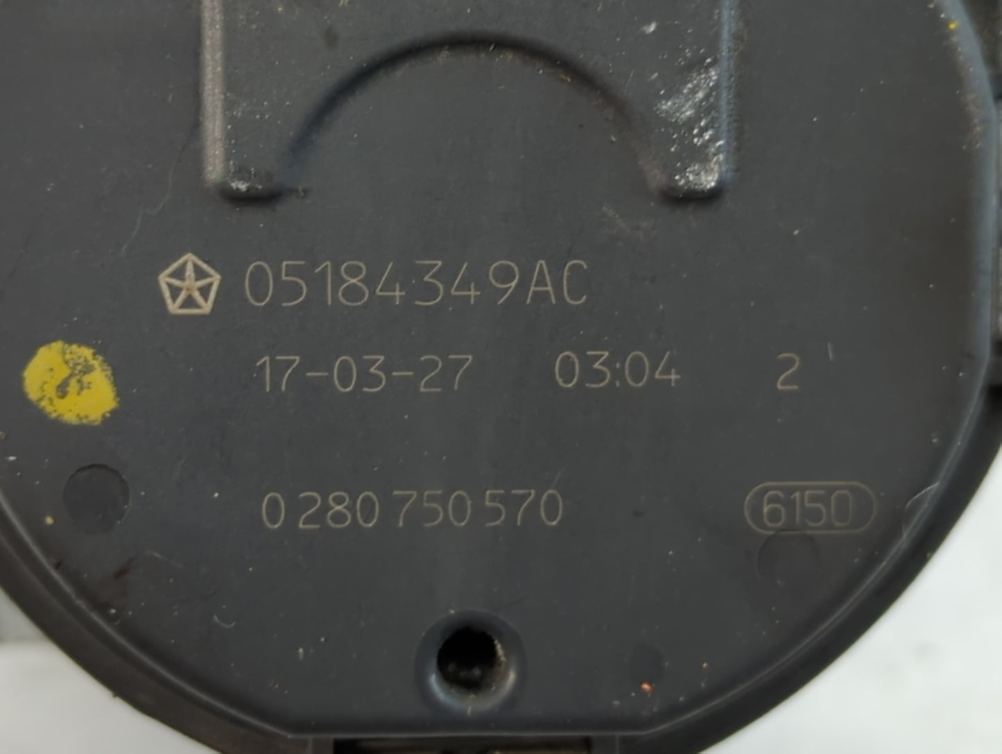 2011-2022 Dodge Durango Throttle Body P/N:0 280 750 570 05184349AC Fits OEM Used Auto Parts - Oemusedautoparts1.com