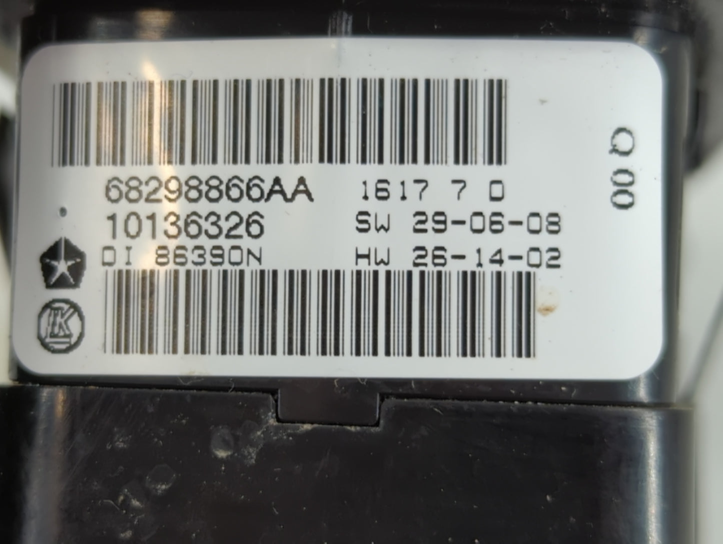 2016-2020 Dodge Grand Caravan Master Power Window Switch Replacement Driver Side Left P/N:68298866AA Fits OEM Used Auto Part