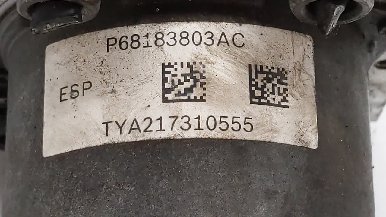 2015-2018 Dodge Grand Caravan ABS Pump Control Module Replacement P/N:P68183803AC 68183803AC Fits Fits 2015 2016 2017 2018 O