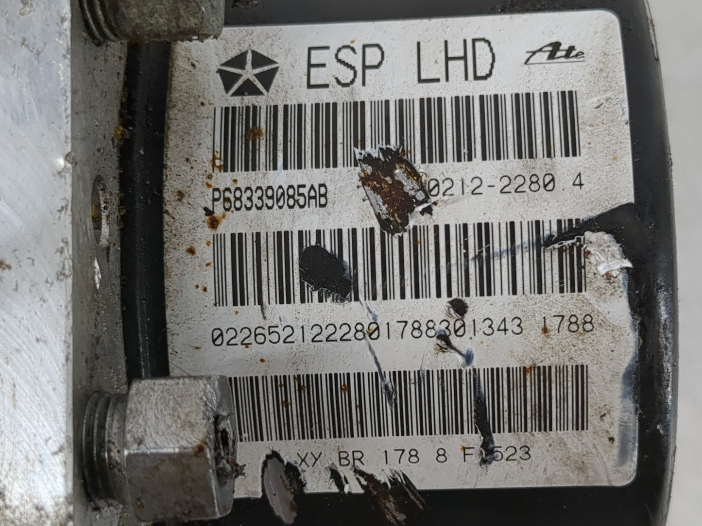 2017 Dodge Journey ABS Pump Control Module Replacement P/N:P68339085AB Fits OEM Used Auto Parts - Oemusedautoparts1.com