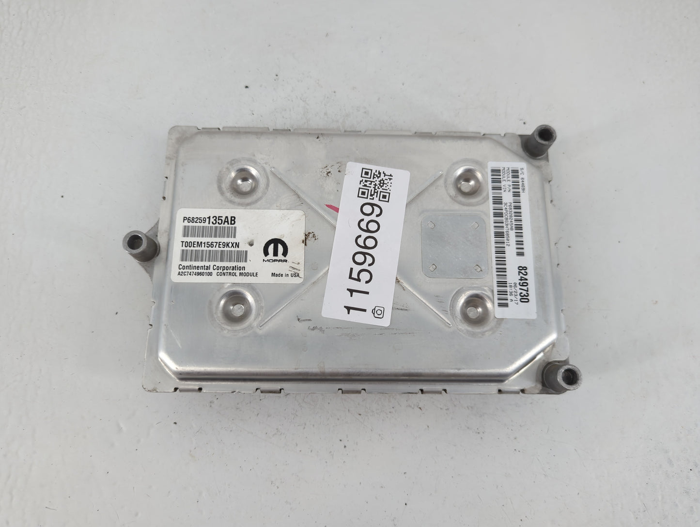 2016-2019 Dodge Journey PCM Engine Control Computer ECU ECM PCU OEM P/N:P68259135AB Fits Fits 2016 2017 2018 2019 OEM Used A