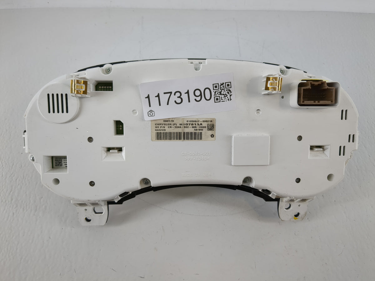 2017 Dodge Journey Instrument Cluster Speedometer Gauges P/N:68310781AA Miles: Fits OEM Used Auto Parts - Oemusedautoparts1.