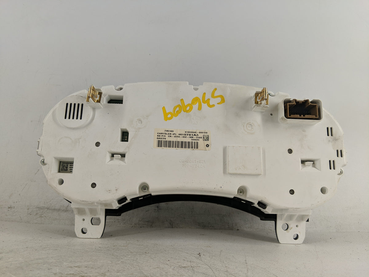 2017 Dodge Journey Instrument Cluster Speedometer Gauges P/N:68310781AA Miles: Fits OEM Used Auto Parts - Oemusedautoparts1.