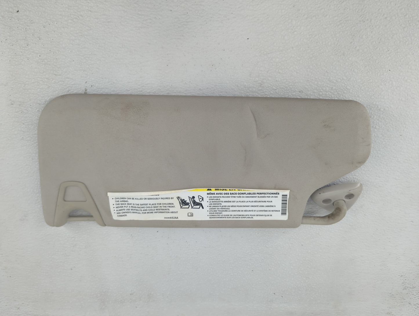 2017 Dodge Journey Sun Visor Shade Replacement Driver Left Mirror Fits OEM Used Auto Parts - Oemusedautoparts1.com