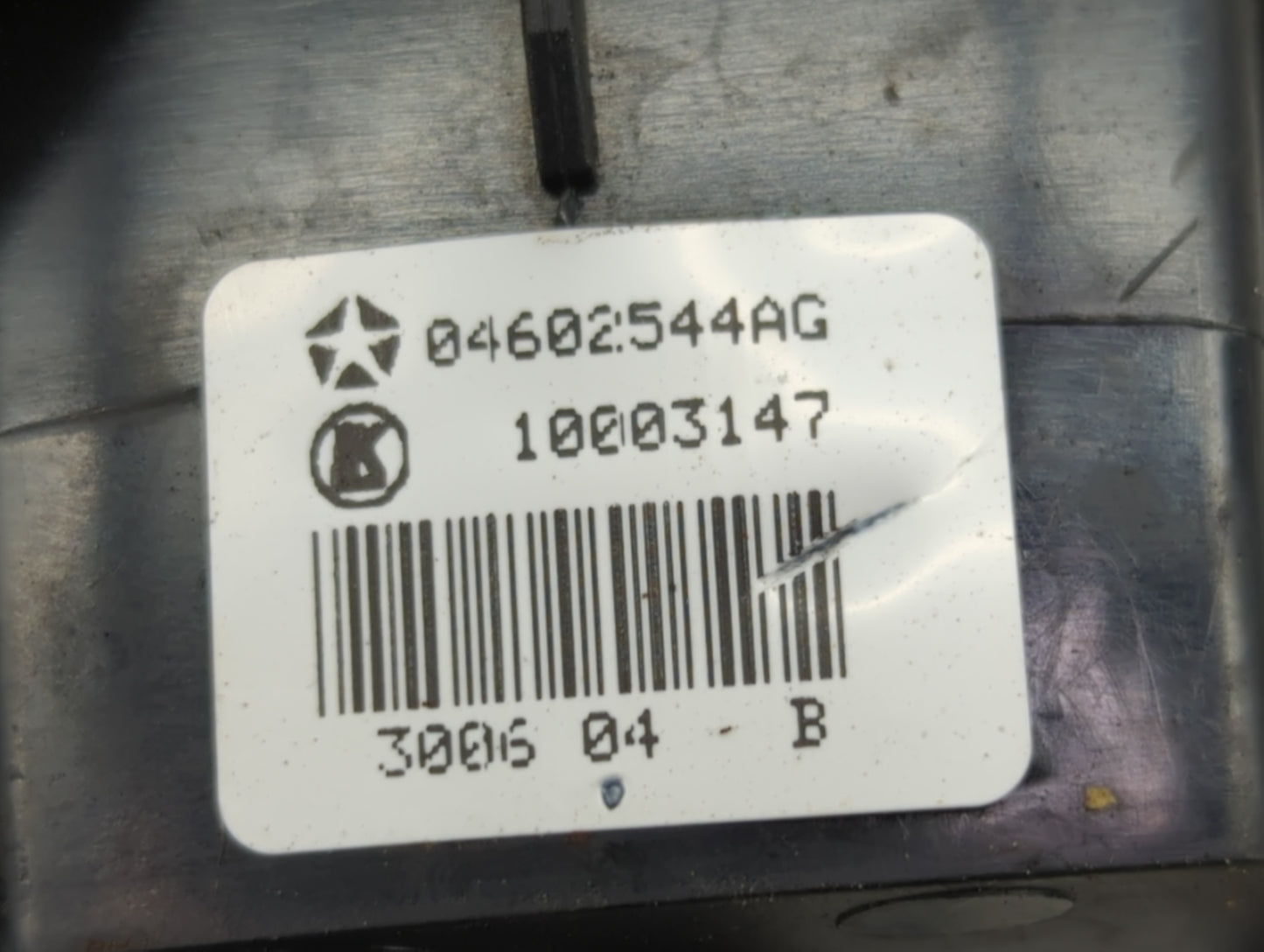2011-2019 Dodge Journey Master Power Window Switch Replacement Driver Side Left P/N:04602544AG Fits OEM Used Auto Parts - Oe