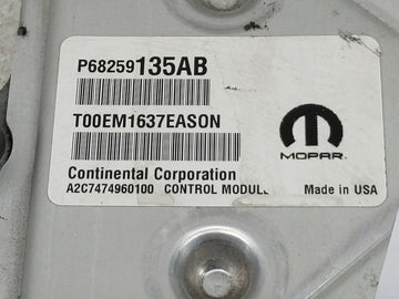 2016-2019 Dodge Journey PCM Engine Control Computer ECU ECM PCU OEM P/N:P68328245AB P68259135AB Fits Fits 2016 2017 2018 2019 OEM Used Auto Parts