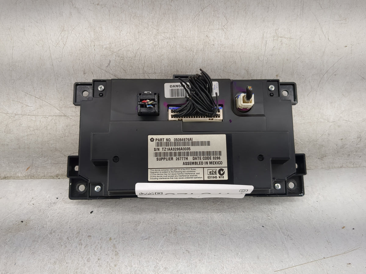 2017 Dodge Journey Information Radio Display Screen 1473428 - Oemusedautoparts1.com