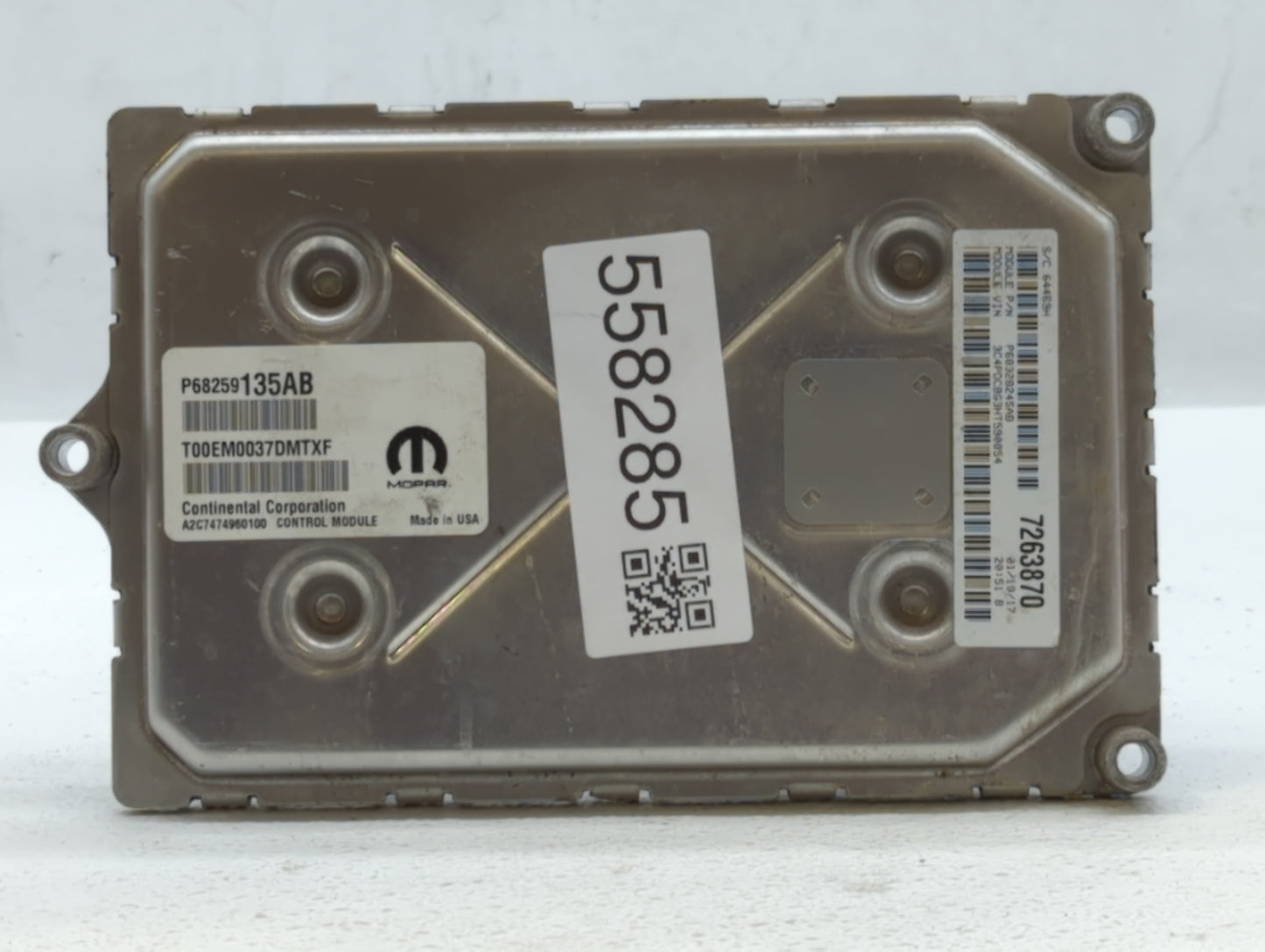 2016-2019 Dodge Journey PCM Engine Control Computer ECU ECM PCU OEM P/N:P68259135AB Fits Fits 2016 2017 2018 2019 OEM Used A