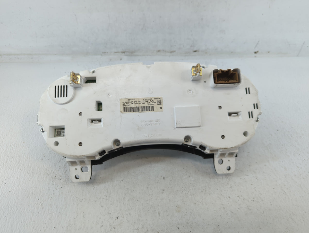 2017 Dodge Journey Instrument Cluster Speedometer Gauges P/N:68310786AA 68310781AA Miles: Fits OEM Used Auto Parts - Oemused