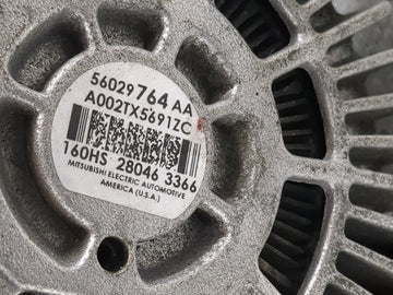 2017 Dodge Ram 1500 Alternator Replacement Generator Charging Assembly Engine OEM P/N:A002TX5691ZC 56029764AA Fits OEM Used Auto Parts