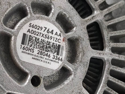 2017 Dodge Ram 1500 Alternator Replacement Generator Charging Assembly Engine OEM P/N:A002TX5691ZC 56029764AA Fits OEM Used Auto Parts