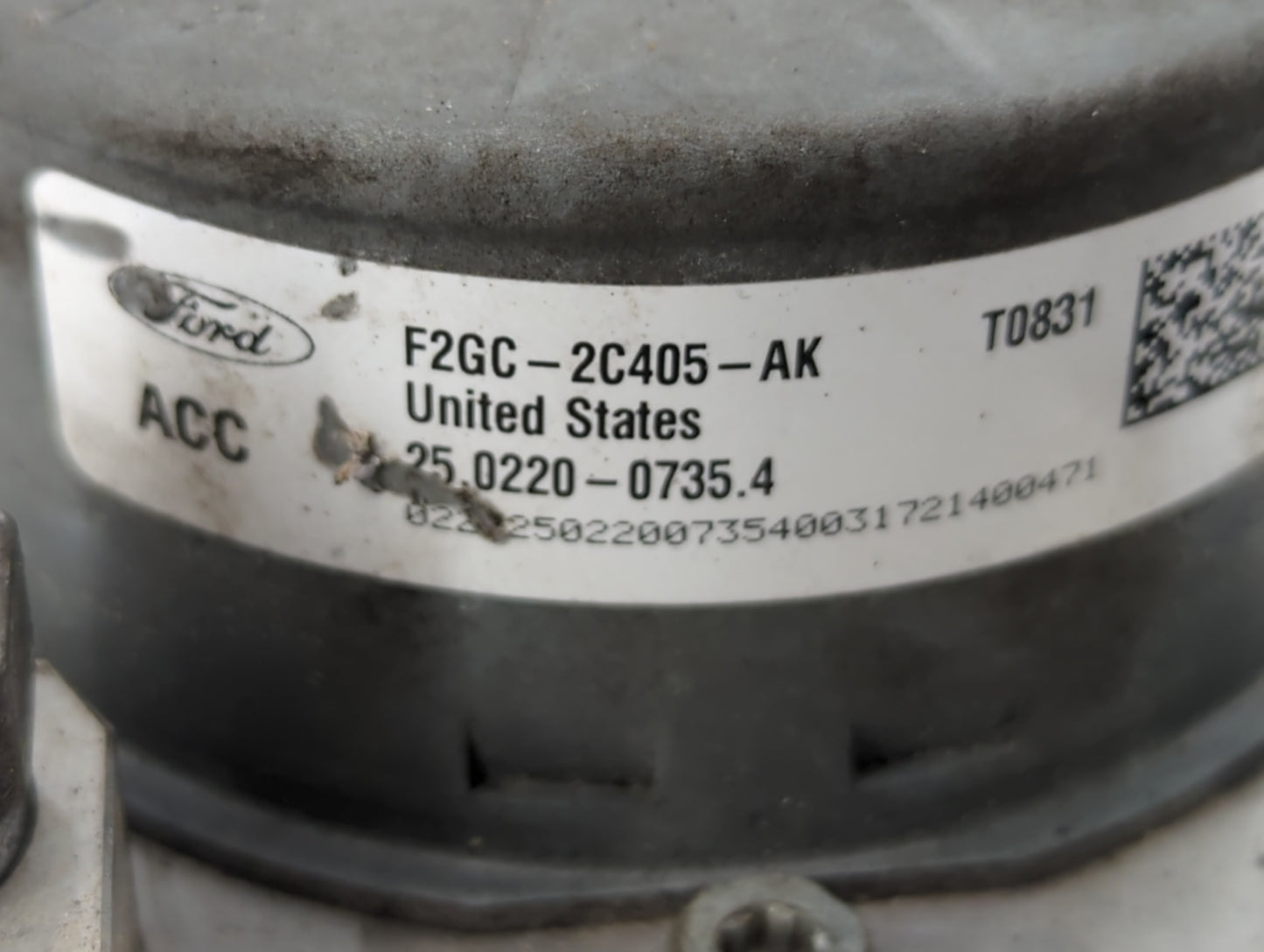 2015-2018 Ford Edge ABS Pump Control Module Replacement P/N:F2GC-2C405-AK Fits Fits 2015 2016 2017 2018 OEM Used Auto Parts