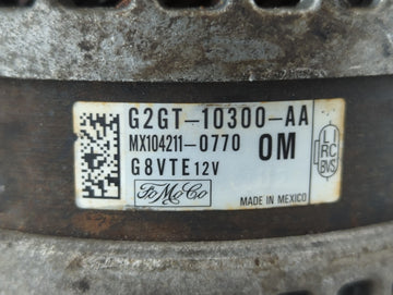 2015-2018 Ford Edge Alternator Replacement Generator Charging Assembly Engine OEM P/N:G2GT-10300-AA Fits OEM Used Auto Parts