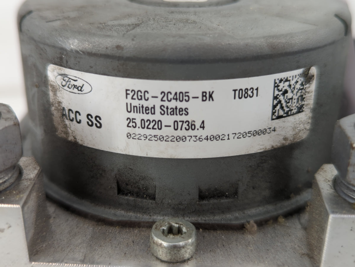2015-2018 Ford Edge Anti-Lock Brake ABS Pump Module Actuator OEM P/N:F2GC-2C405-BK Fits Fits 2015 2016 2017 2018 OEM Used Au