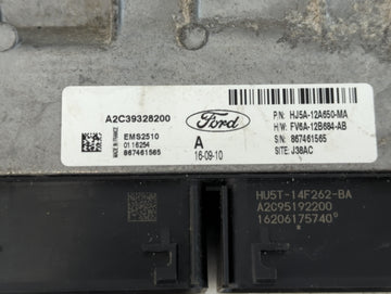 2017-2019 Ford Escape PCM Engine Control Computer ECU ECM PCU OEM P/N:HU5T-14F262-BA FV6A-12B684-AB Fits Fits 2017 2018 2019 OEM Used Auto Parts