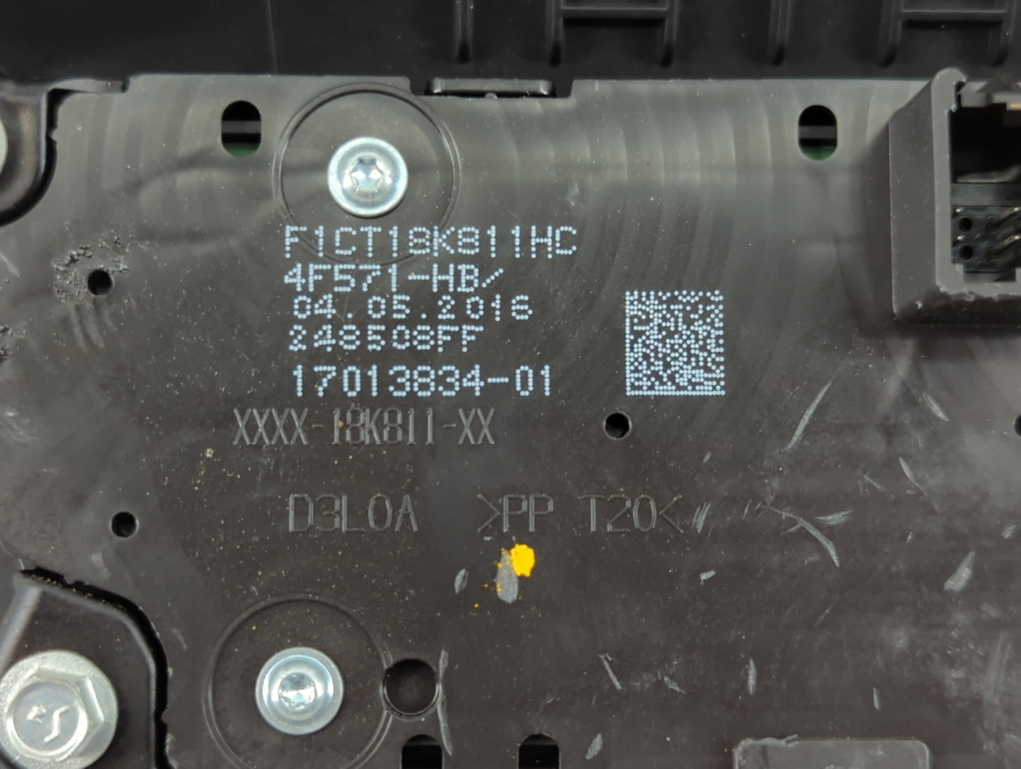 2017-2019 Ford Escape Radio AM FM Cd Player Receiver Replacement P/N:F1CT 18K811 HC 90156-092 Fits Fits 2017 2018 2019 OEM U