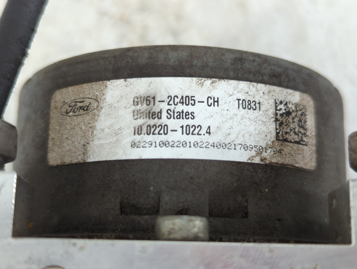 2017-2019 Ford Escape Anti-Lock Brake ABS Pump Module Actuator OEM P/N:GV61-2C405-CH Fits Fits 2017 2018 2019 OEM Used Auto