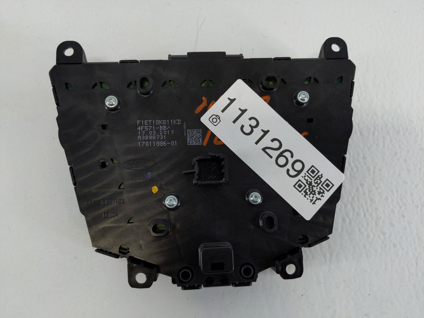 2017-2019 Ford Escape Radio AM FM Cd Player Receiver Replacement P/N:F1ET 18K811 KD Fits Fits 2015 2016 2017 2018 2019 OEM U