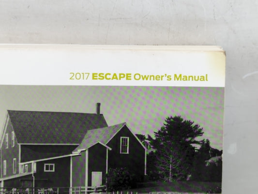 2017 Ford Escape Owners Manual Book Guide P/N:HJ5J 19A321 AB OEM Used Auto Parts