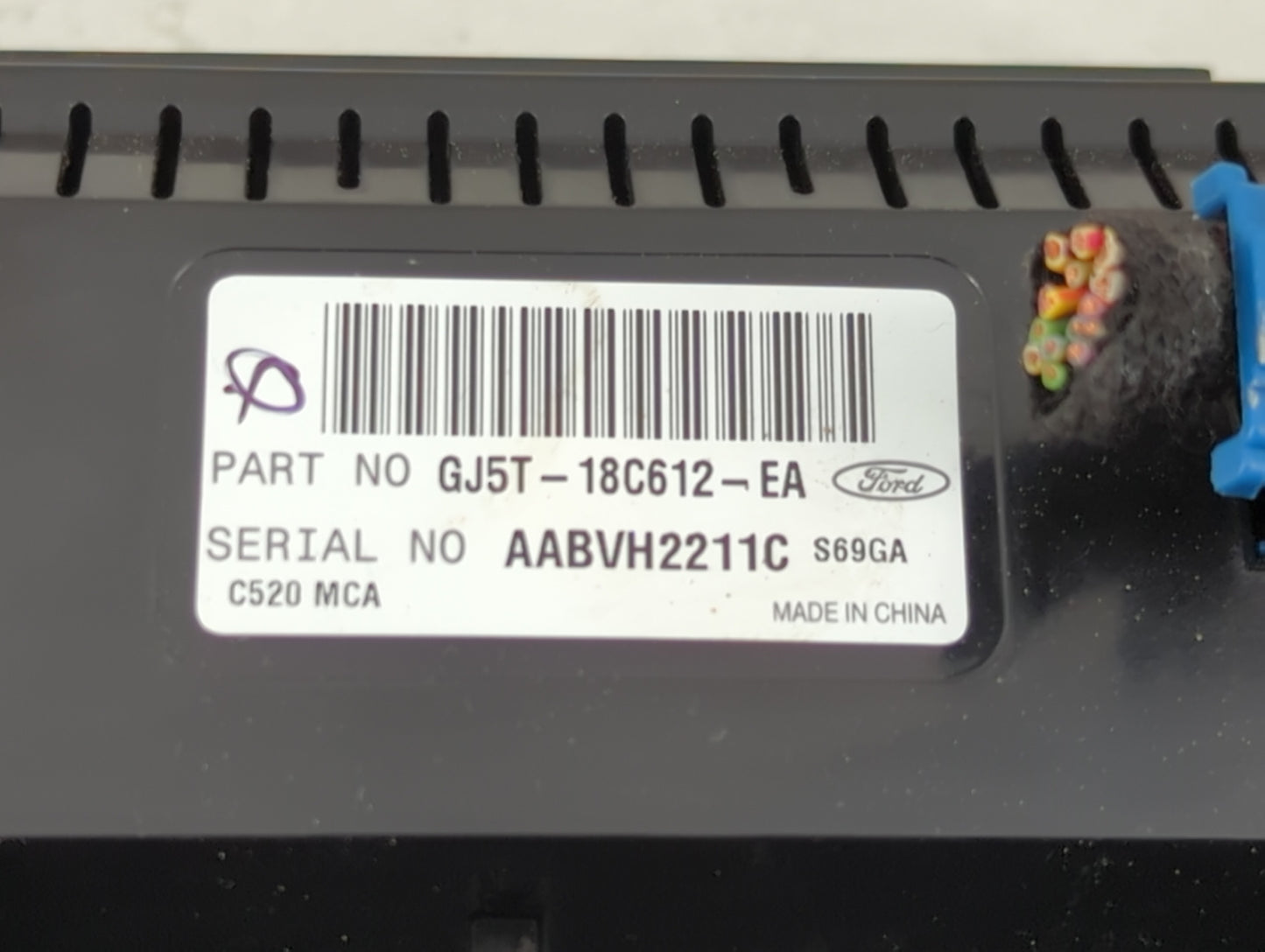 2017 Ford Escape Climate Control Module Temperature AC/Heater Replacement P/N:GJ5T-18C612-EA Fits OEM Used Auto Parts - Oemu