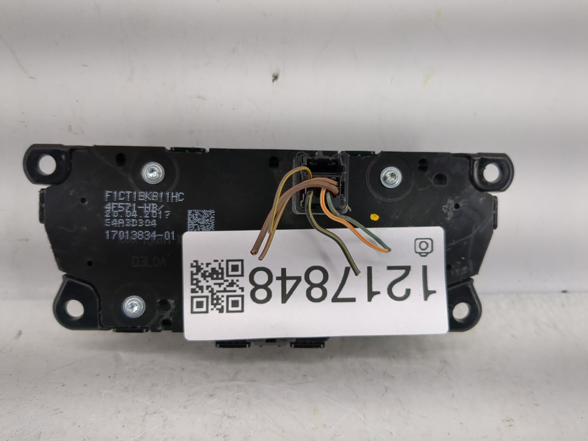 2017 Ford Escape Climate Control Module Temperature AC/Heater Replacement P/N:F1CT18K811HC Fits Fits 2018 2019 OEM Used Auto