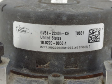2017-2019 Ford Escape ABS Pump Control Module Replacement P/N:GV61-2C405-CE Fits Fits 2017 2018 2019 OEM Used Auto Parts