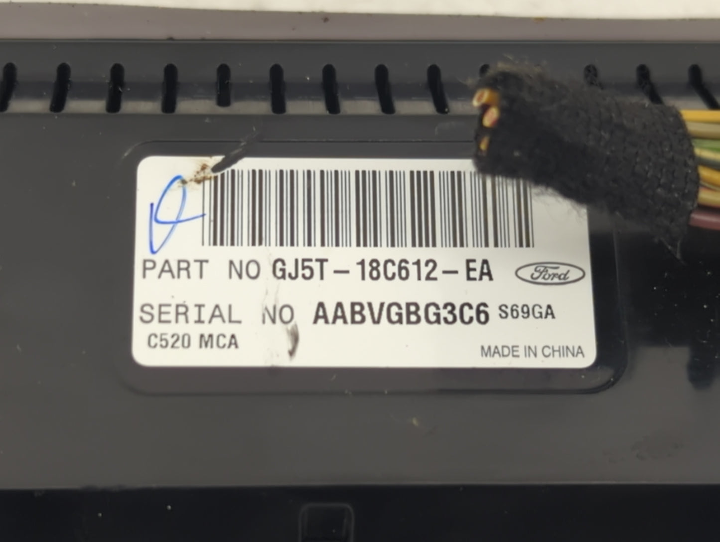 2017 Ford Escape Climate Control Module Temperature AC/Heater Replacement P/N:GJ5T-18C612-EA Fits OEM Used Auto Parts - Oemu