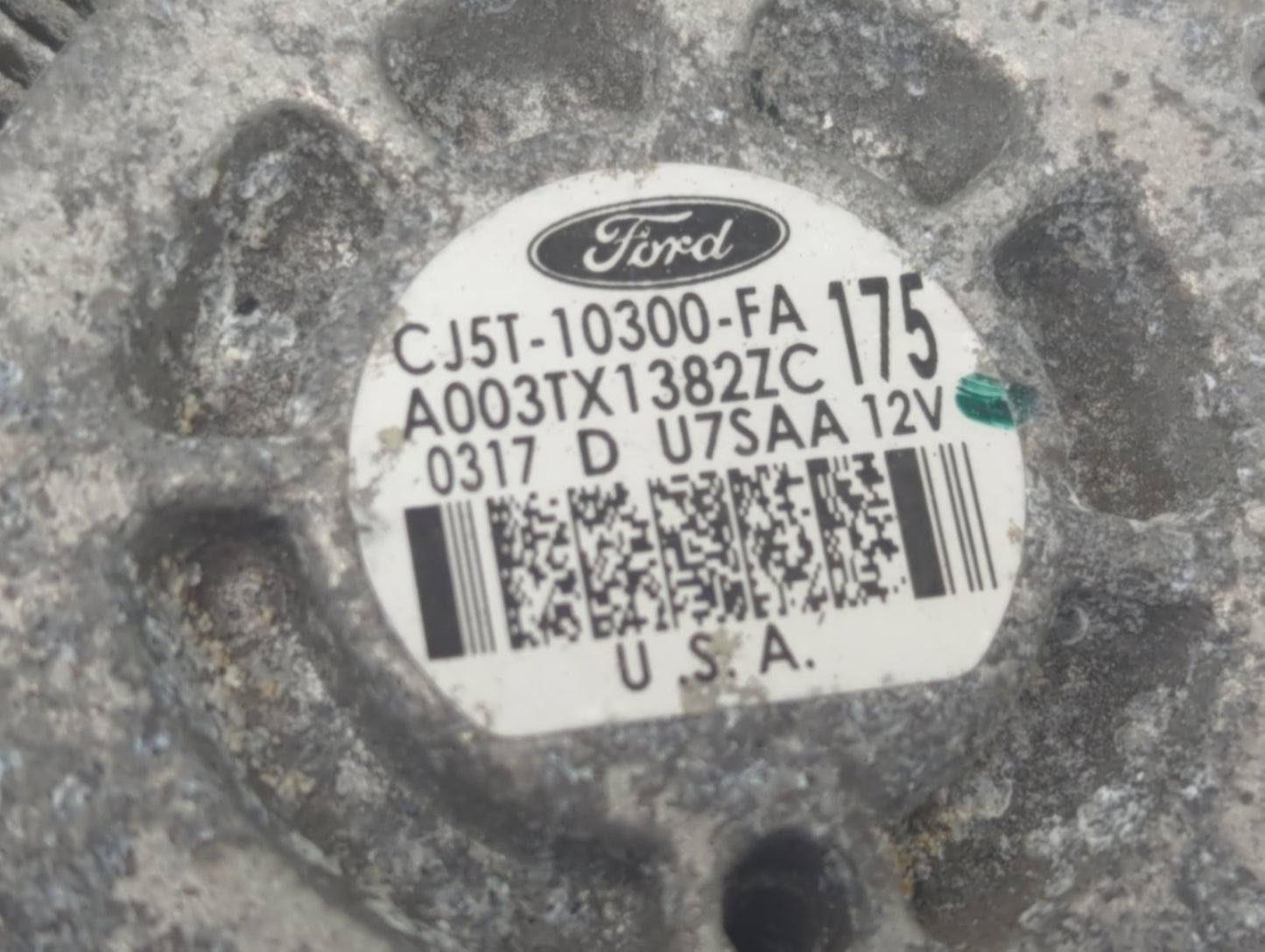 2013-2019 Ford Escape Alternator Replacement Generator Charging Assembly Engine OEM P/N:A003TX1382ZC CJ5T-10300-FA Fits OEM