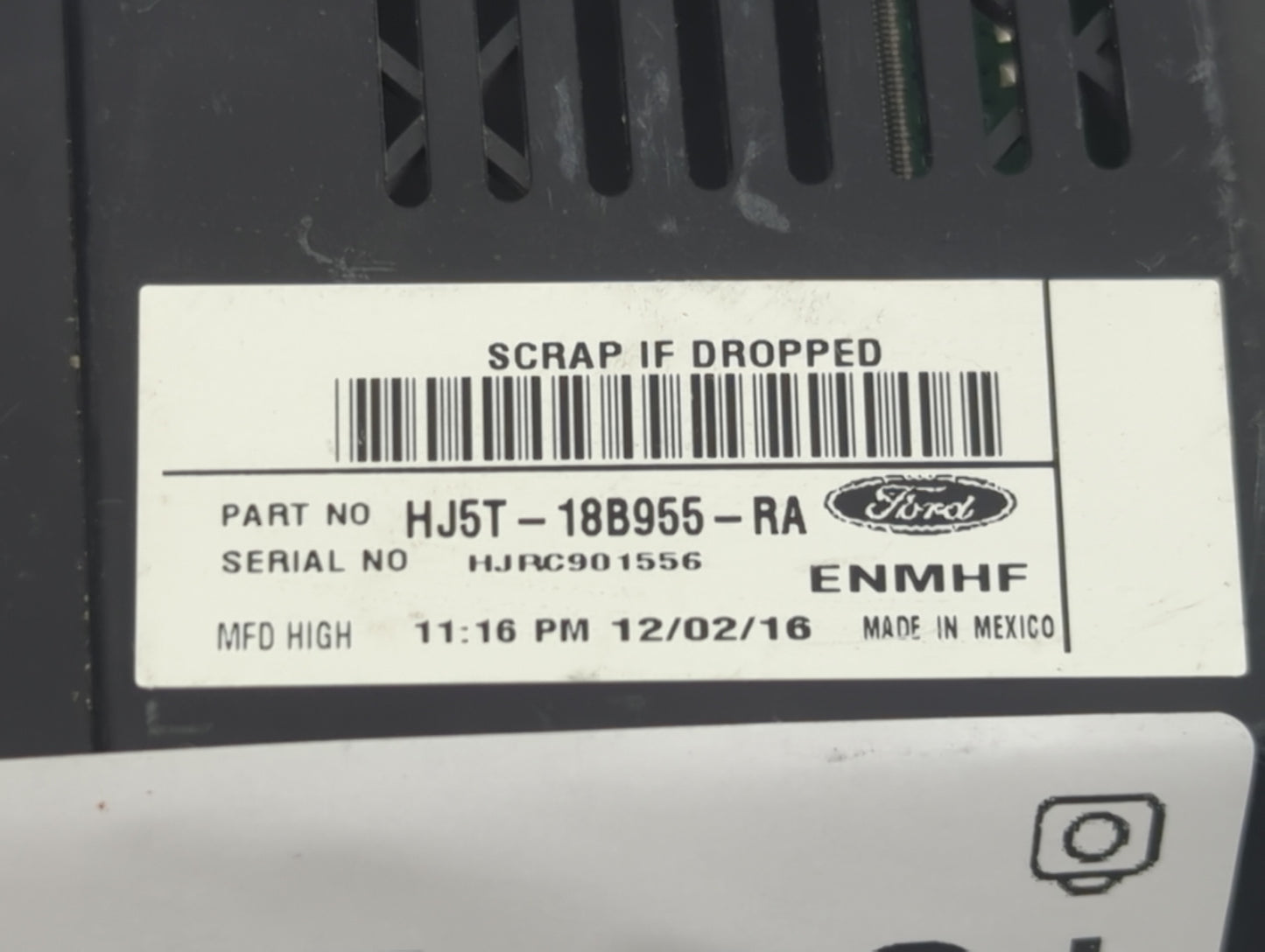 2017-2017 Ford Escape Information Display Screen - Oemusedautoparts1.com