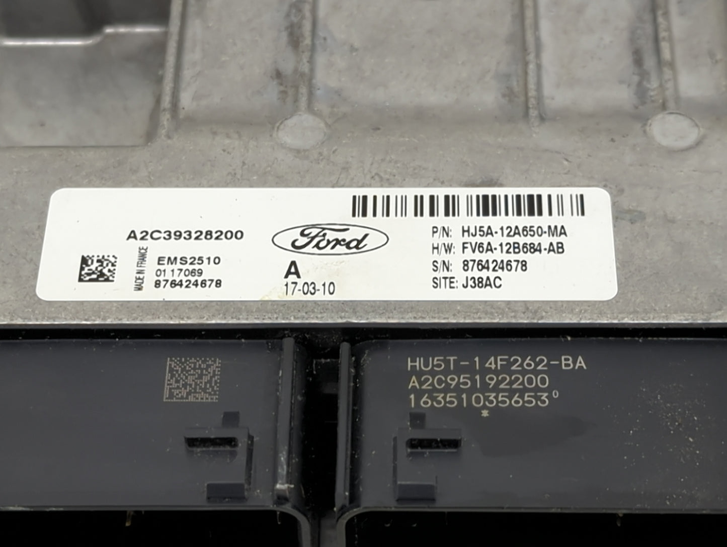 2017-2019 Ford Escape PCM Engine Control Computer ECU ECM PCU OEM P/N:HJ5A-12A650-MA FV6A-12B684-AB Fits Fits 2017 2018 2019