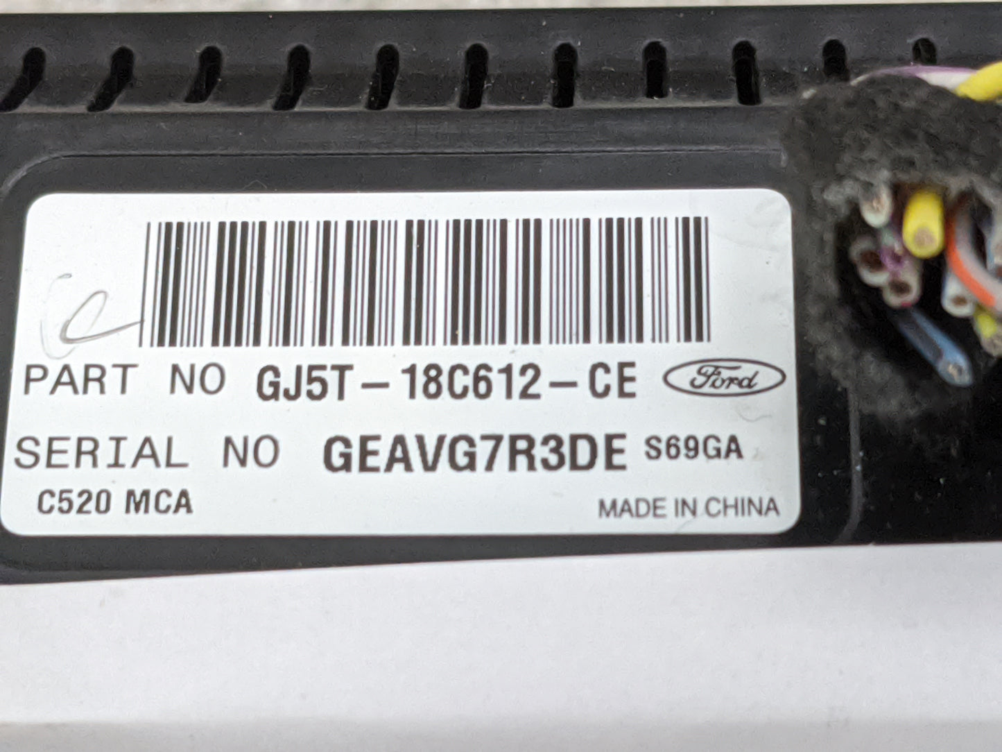 2017 Ford Escape Climate Control Module Temperature AC/Heater Replacement P/N:GJ5T-18C612-CE Fits OEM Used Auto Parts - Oemu