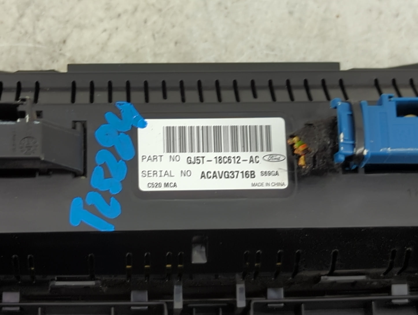 2017 Ford Escape Climate Control Module Temperature AC/Heater Replacement P/N:GJ5T-18C612-AC ACAVG3716B Fits OEM Used Auto P