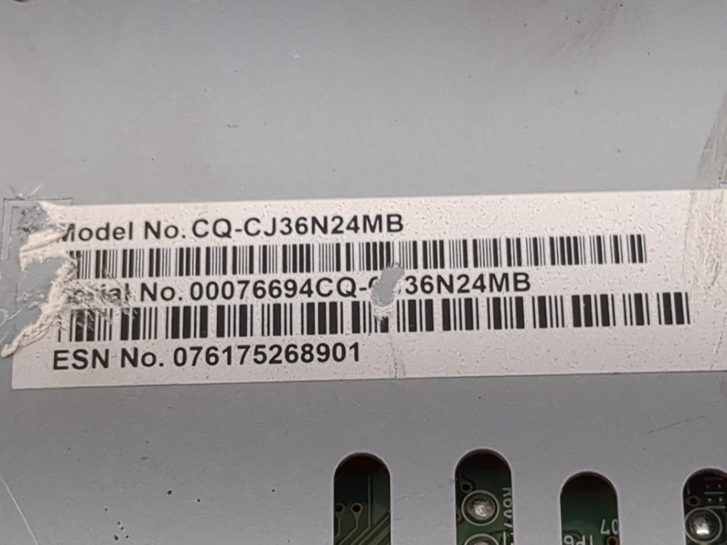 2017 Ford Escape Radio AM FM Cd Player Receiver Replacement P/N:CQ-CJ36N24MB GJ5T-19C107-BA, GJ5T-19C Fits OEM Used Auto Par