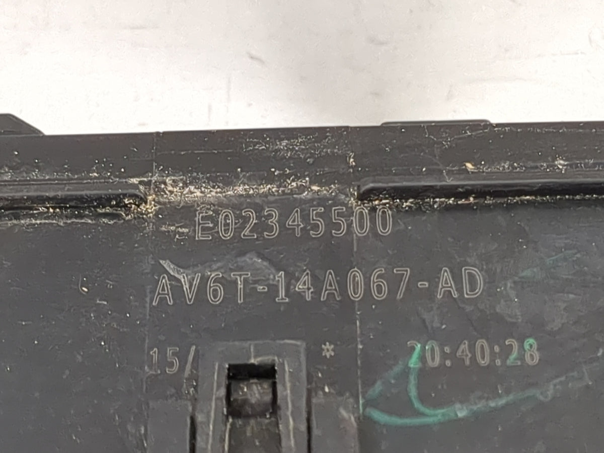 2017 Ford Escape Fusebox Fuse Box Panel Relay Module P/N:AV6T-14A067-AD E02345500 Fits OEM Used Auto Parts - Oemusedautopart