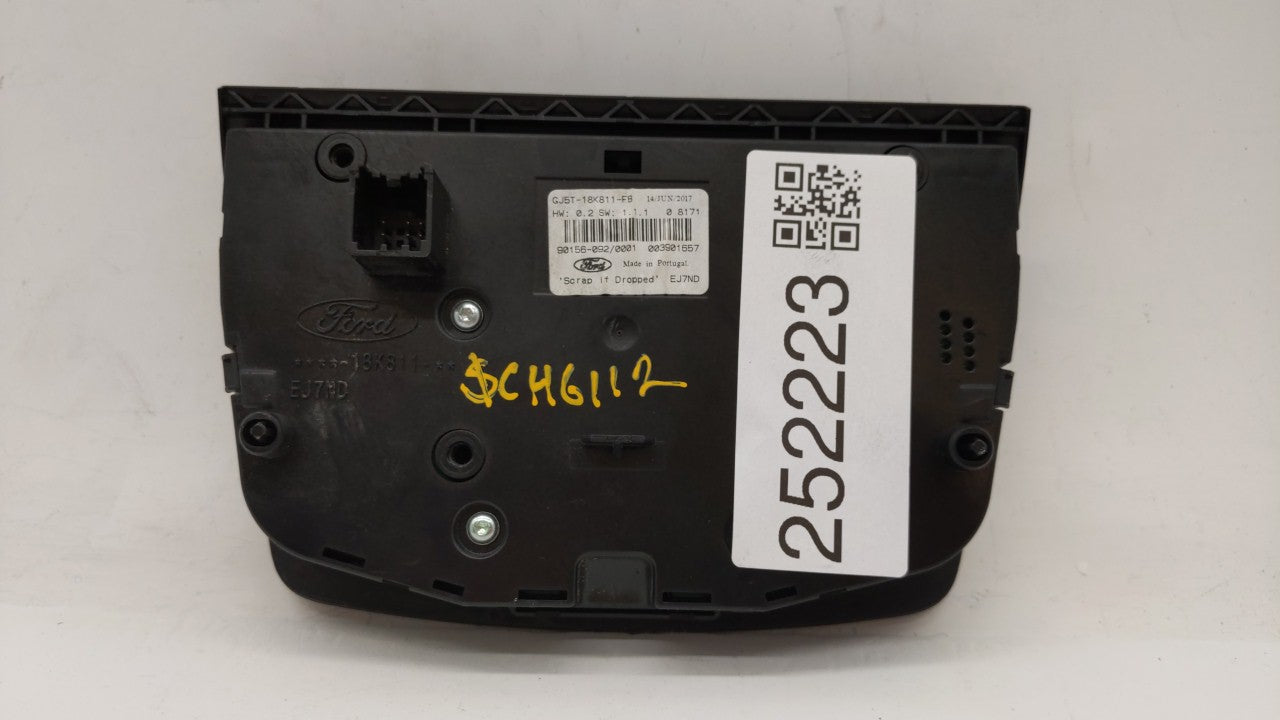 2017-2019 Ford Escape Radio Control Panel - Oemusedautoparts1.com
