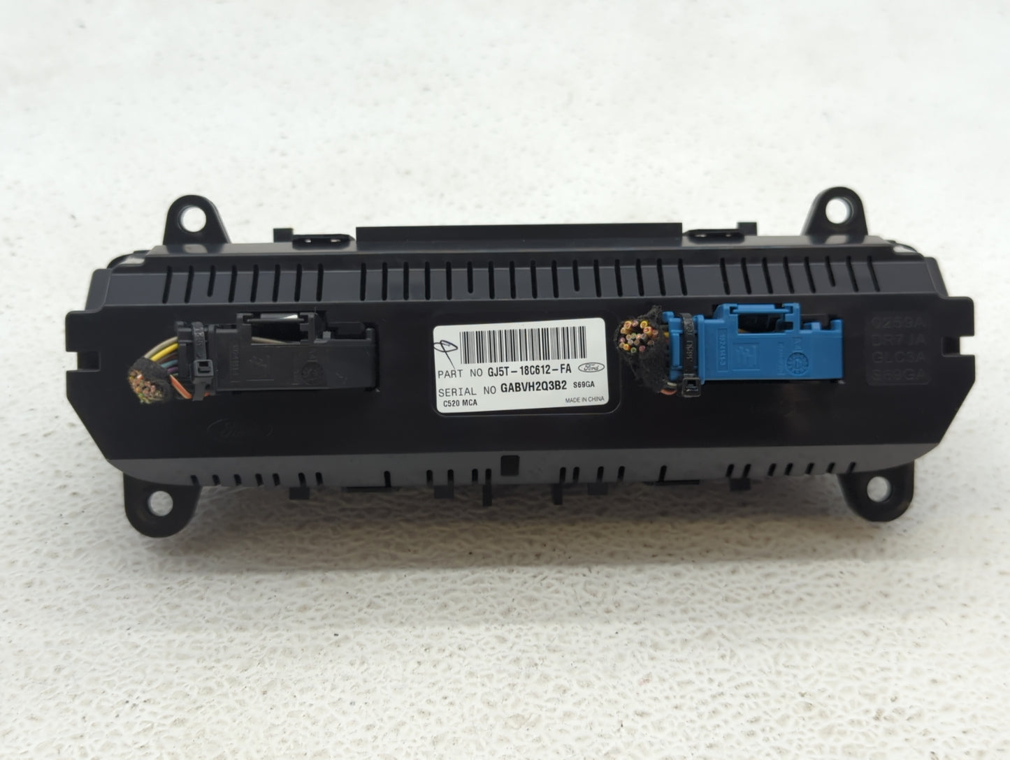 2017 Ford Escape Climate Control Module Temperature AC/Heater Replacement P/N:GJ5T-18C612-EA GJ5T-18C612-FA, GJ5T-18C612-CH