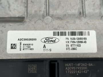 2017-2019 Ford Escape PCM Engine Control Computer ECU ECM PCU OEM P/N:HJ5A-12A650-MA FV6A-12B684-AB Fits Fits 2017 2018 2019 OEM Used Auto Parts