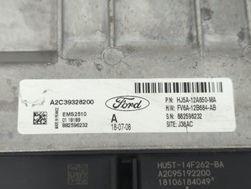 2017-2019 Ford Escape PCM Engine Control Computer ECU ECM PCU OEM P/N:HJ5A-12A650-MA FV6A-12B684-AB Fits Fits 2017 2018 2019 OEM Used Auto Parts