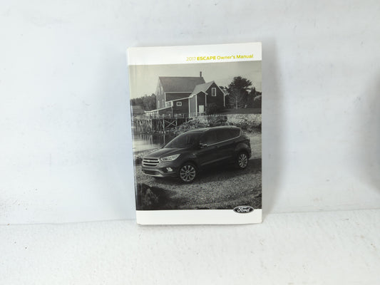 2017 Ford Escape Owners Manual Book Guide P/N:HJ5J 19A321 AA OEM Used Auto Parts