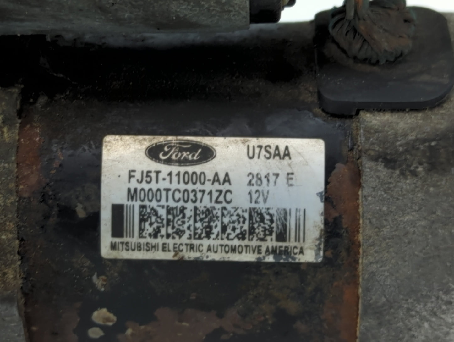 2013-2017 Ford Escape Car Starter Motor Solenoid OEM P/N:FJ5T-11000-AA M000TC0371ZC Fits OEM Used Auto Parts - Oemusedautopa
