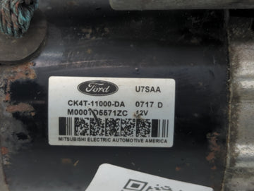 2017 Ford Expedition Car Starter Motor Solenoid OEM P/N:CK4T-11000-DA Fits Fits 2015 2016 2018 2019 2020 OEM Used Auto Parts