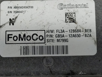 2016-2019 Ford Explorer PCM Engine Control Computer ECU ECM PCU OEM P/N:FU5T-14F262-AA Fits Fits 2015 2016 2017 2018 2019 OEM Used Auto Parts