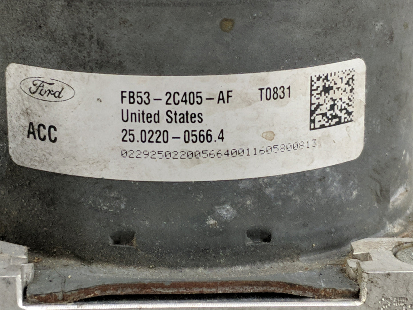 2016-2019 Ford Explorer Anti-Lock Brake ABS Pump Module Actuator OEM P/N:FB53-2C405-AF Fits Fits 2016 2017 2018 2019 OEM Use