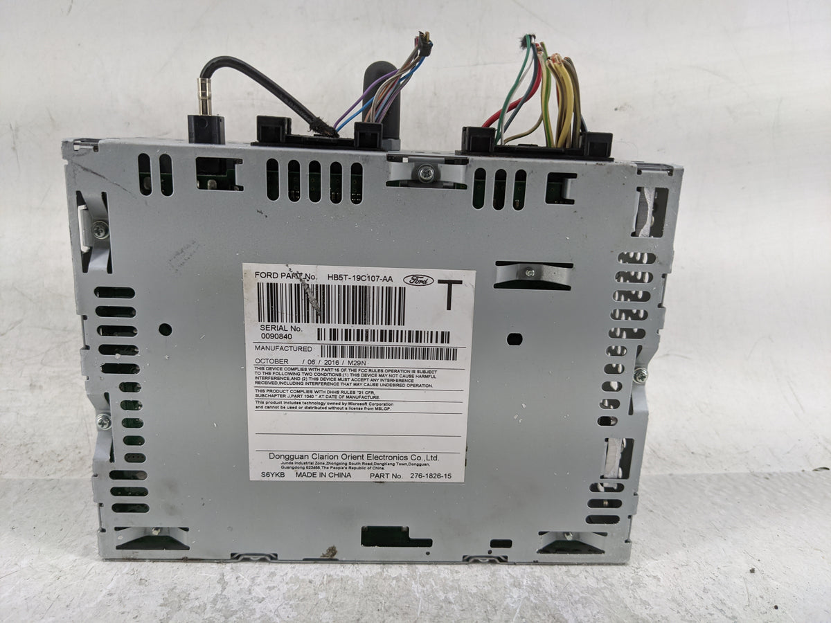 2017-2019 Ford Explorer Radio AM FM Cd Player Receiver Replacement P/N:HB5T-19C107-AA Fits Fits 2017 2018 2019 OEM Used Auto